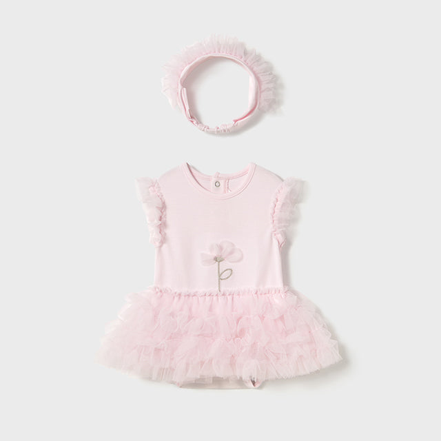 Body Tutu Con Diadema V5 Flor