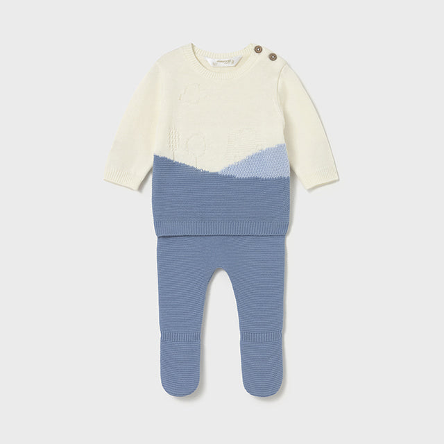Conj Polaina Tricot I5 Nube