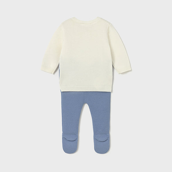 Conj Polaina Tricot I5 Nube