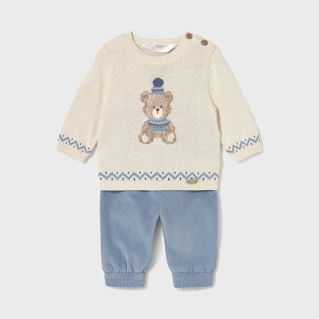 Conj Pantalon Jersey I5 Bluebell