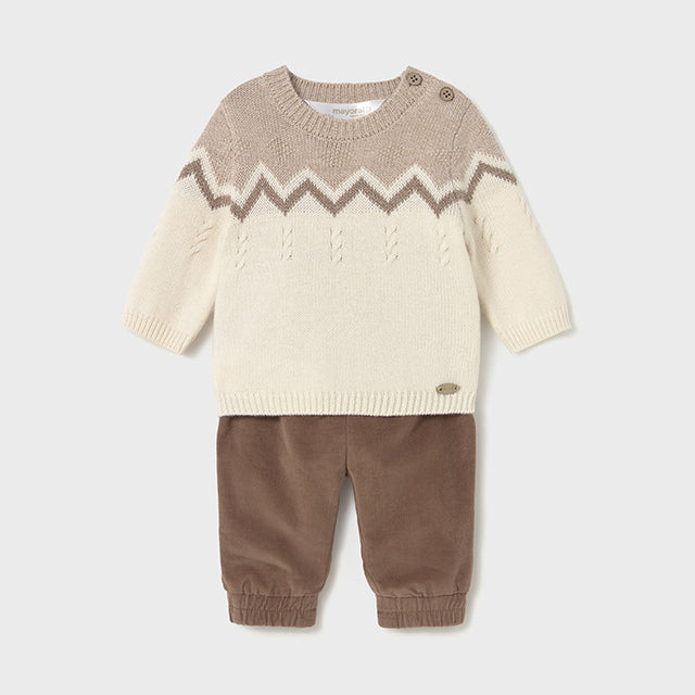 Conj Pantalon Jersey I5 Cacao