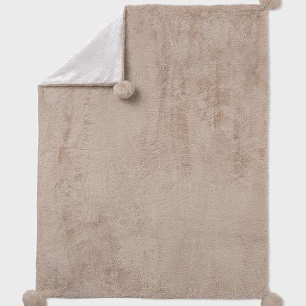 Manta Pelo Pom I5 Beige