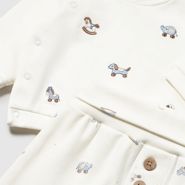 Conjunto I6 Azul Animalitos Mini