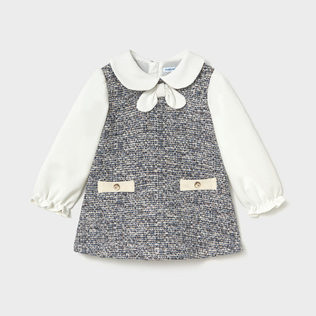 Vestido Tweed I6 Marino