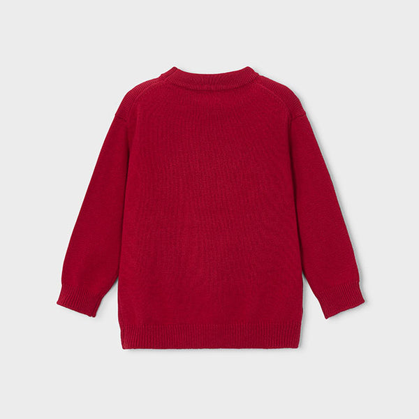 Jersey Rojo Oso I6 Intarsia