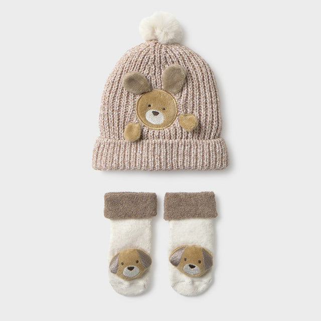 Set Gorro Calcetines I6 Moca