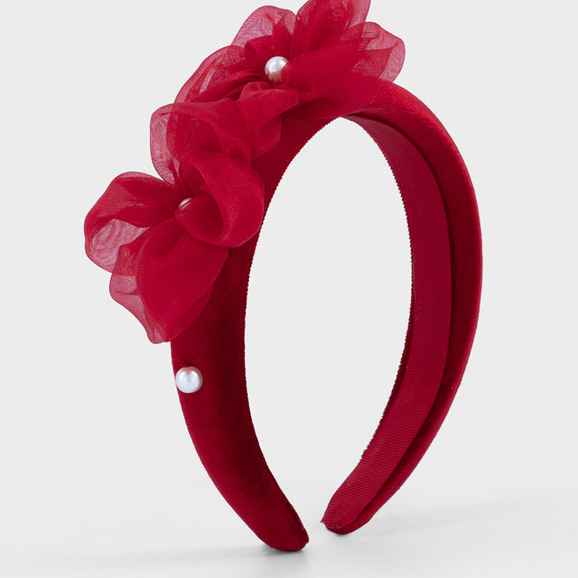 Diadema Terciopelo I6 Roja
