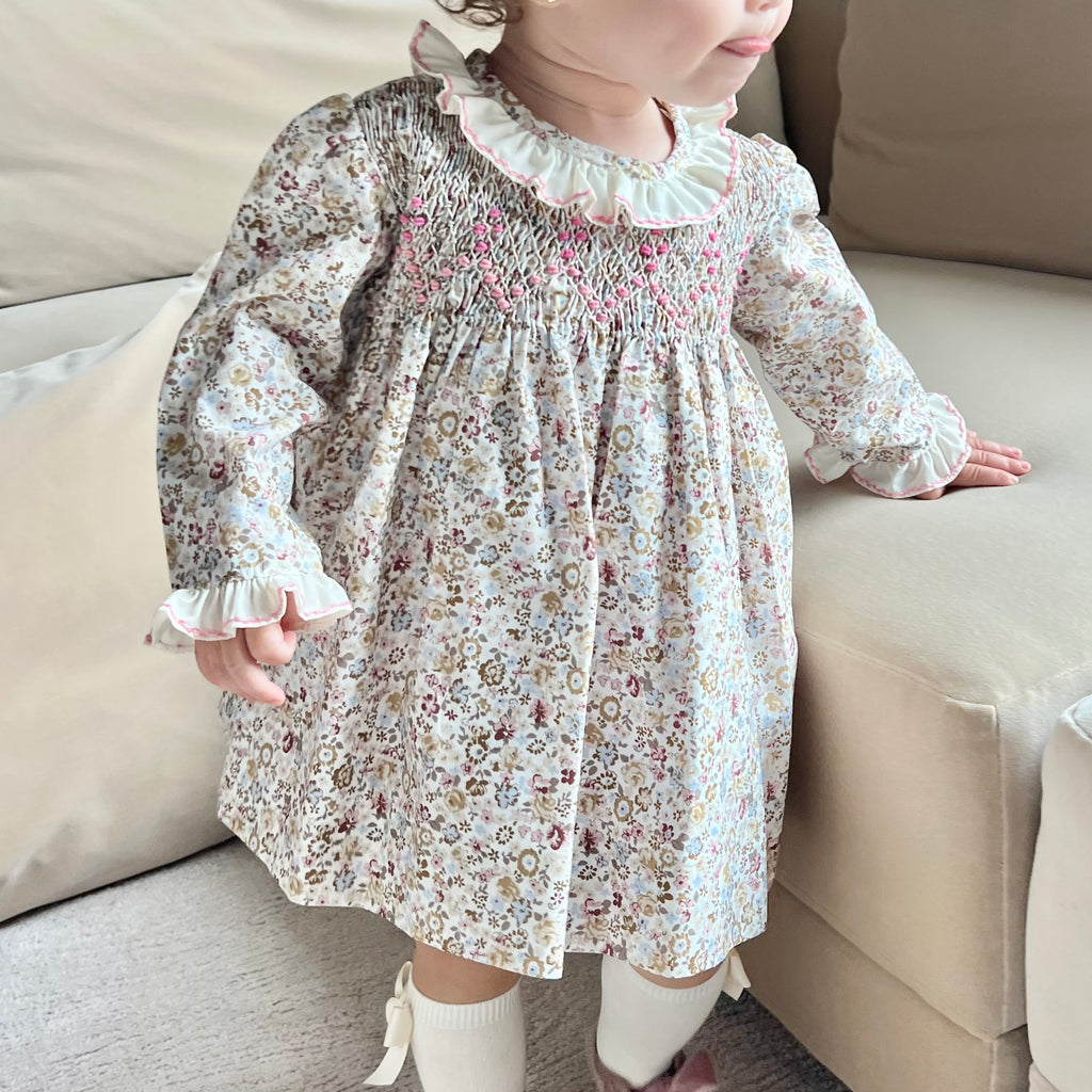Vestido ML V5 Flores Claras