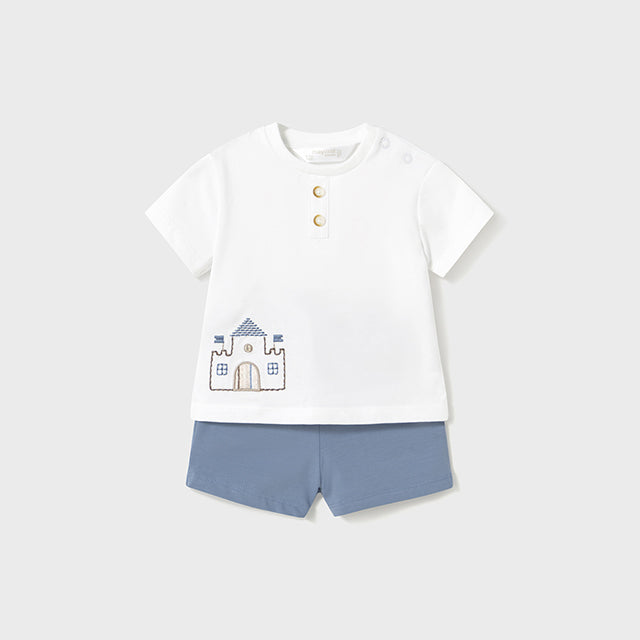 Conjunto Riviera V5 Azul Con Blanco