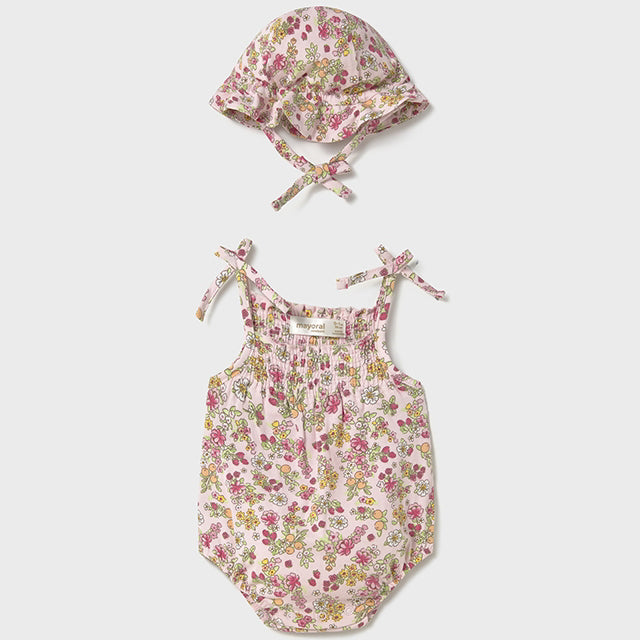 Pelele Punto Gorro V5 C RosaBaby