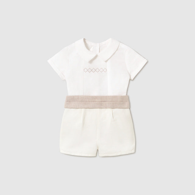 Conj Pant Corto V6 Fajin Crudo