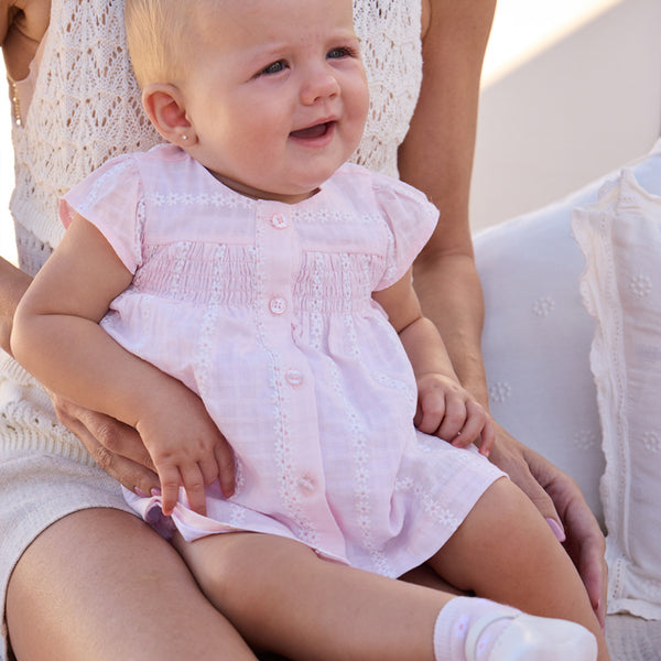 Vestido RosaBaby V6 Gasa