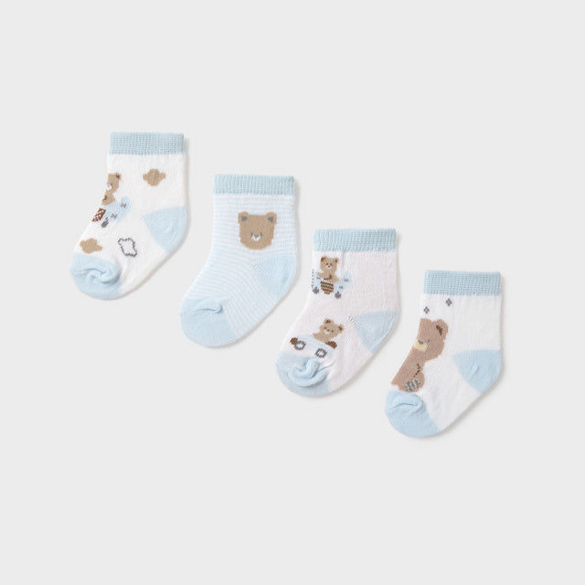 4 Calcetines V6 Cielo