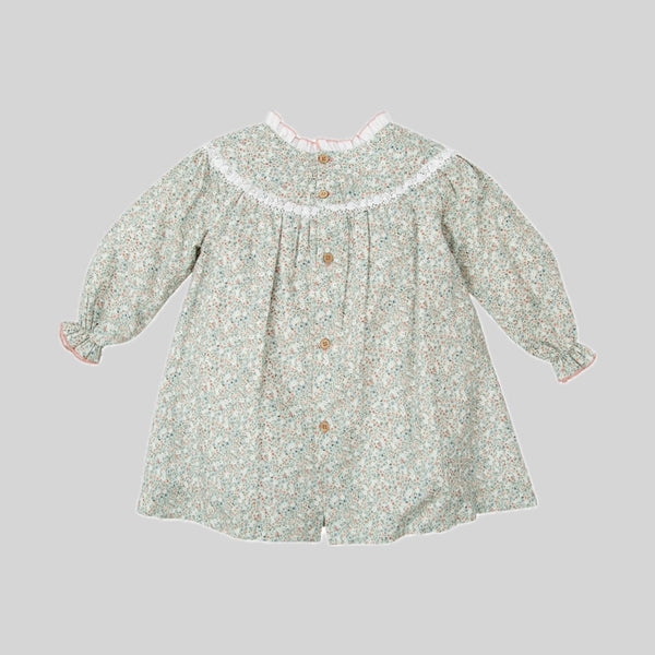 Vestido Niña Magnolia I4 Verde