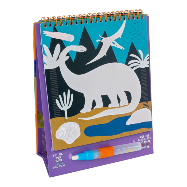 Libreta Pinta con Agua - Dinosaurios