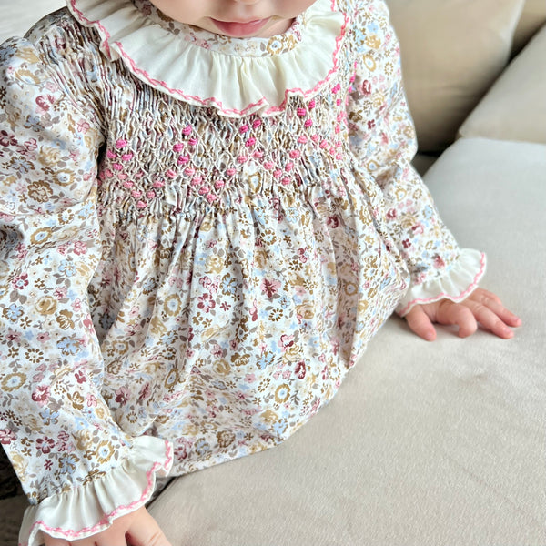 Vestido ML V5 Flores Claras