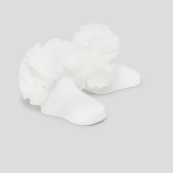 Calcetines con Diadema Color Blanco