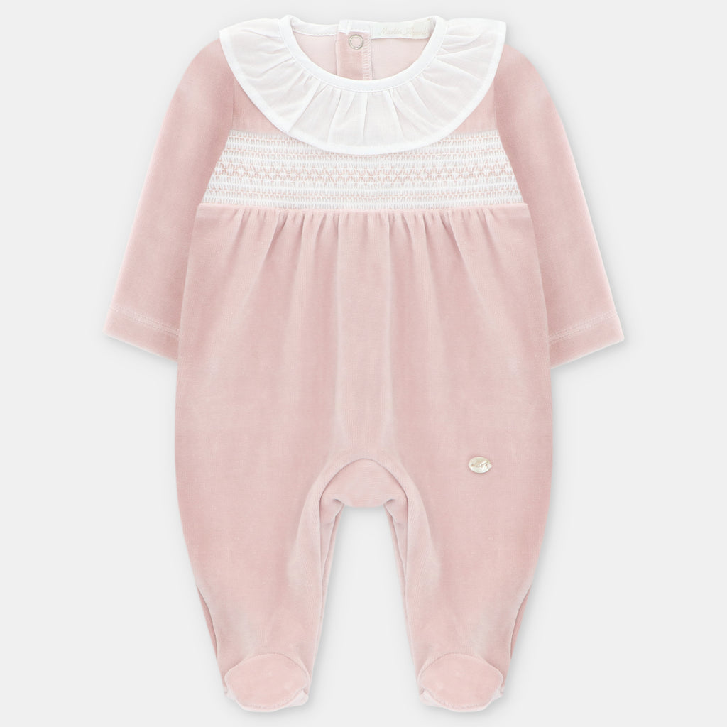 Pelele Terciopelo I5 Smock Rosa