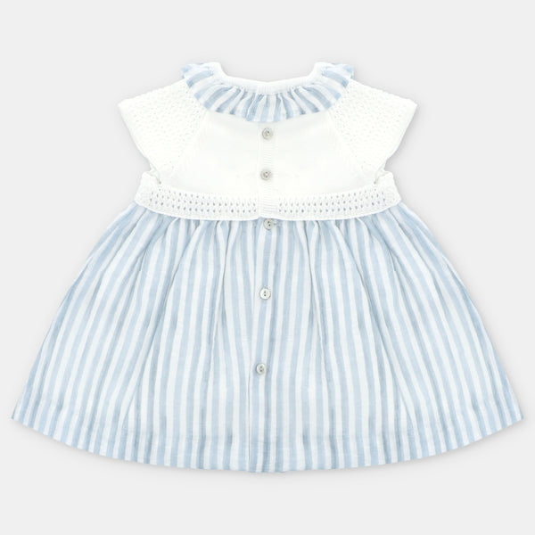 Vestido Dos Moños V6 Azul
