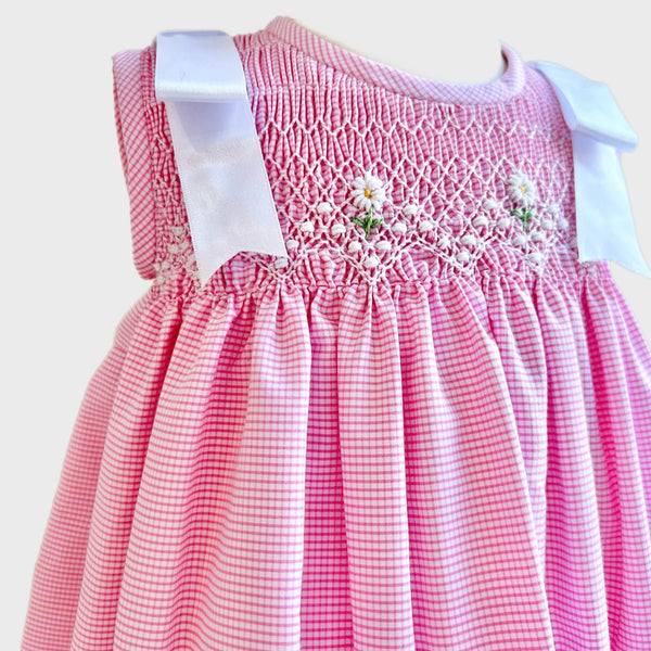 Vestido Olan y Listones V5 Rosas