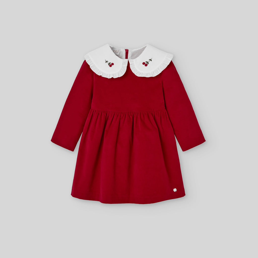 Vestido Infantil I5 Acebo Rojo