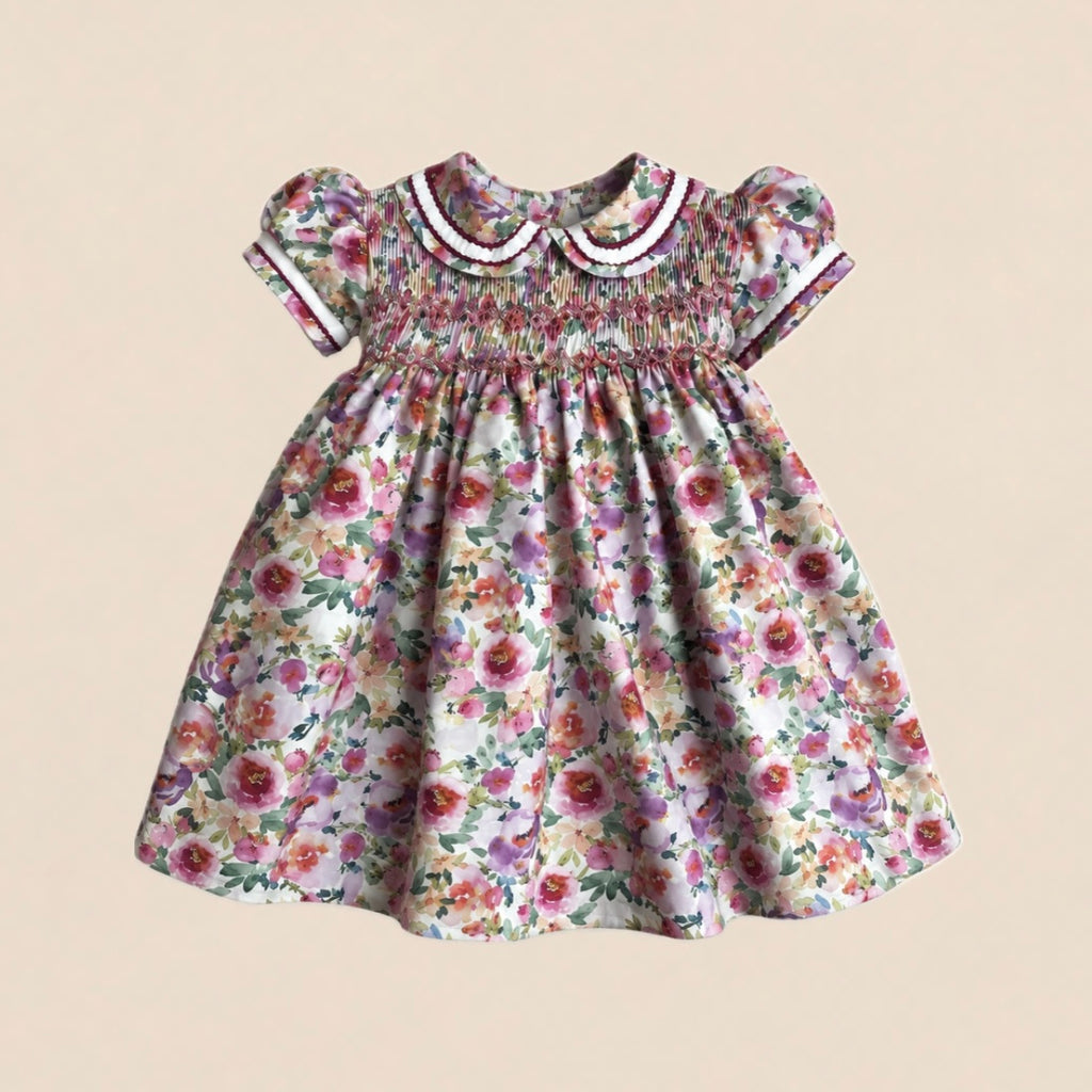 Vestido Floreado I6 Lila