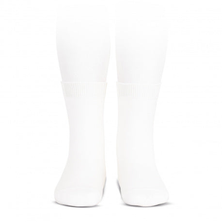 Calcetines Algodón Elastico Blanco