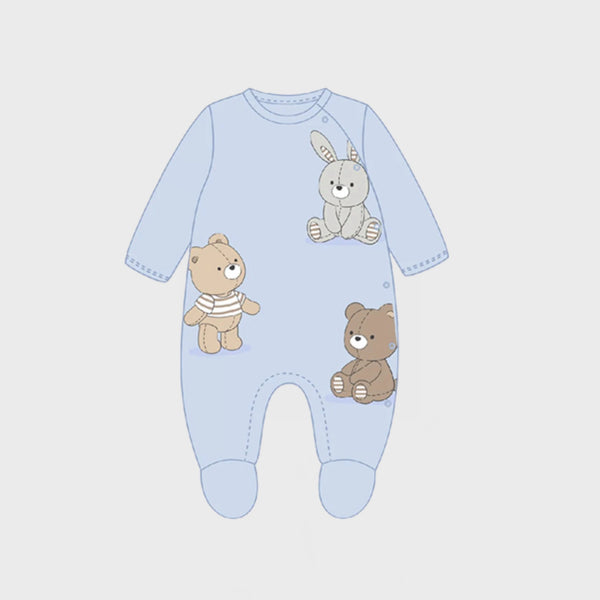 Mameluco Azul V5 Animales