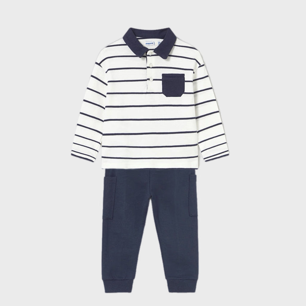 Polo ML y Pant I5 Azul