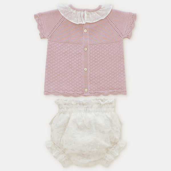 Conjunto Punto Tela Niña Monte