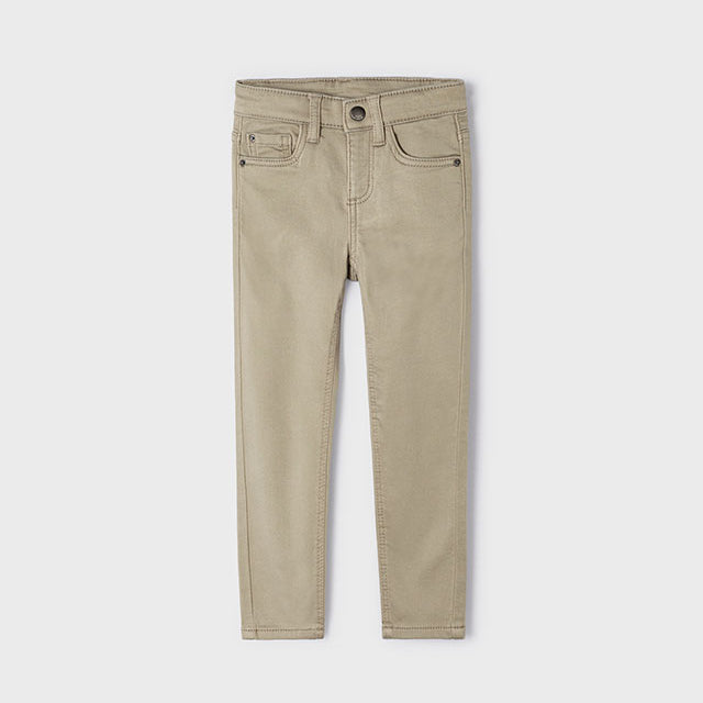 Pantalon Soft Slim Fit Color Late