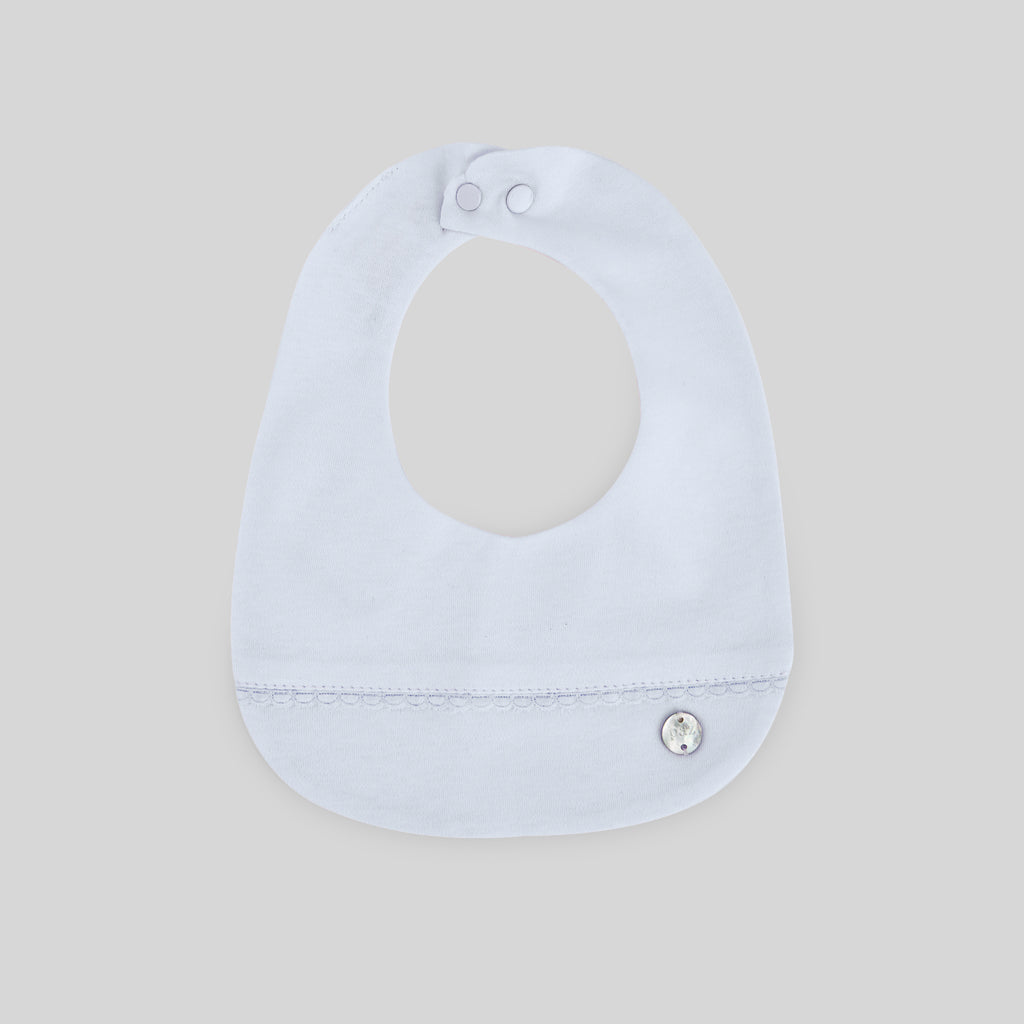 Babero Interlock V6 AzulTiza