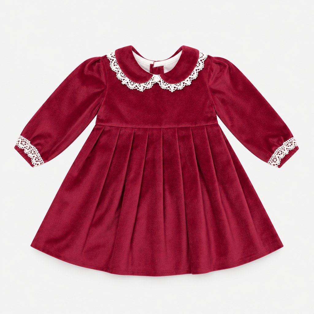 Vestido Rioja I6 Tercipelo Cortado