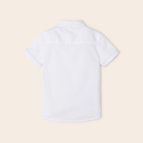 Camisa Blanca Manga Corta Tailoring